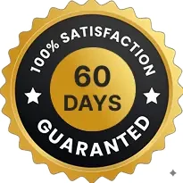 100 percent satisfaction 60 days guaranteed seal